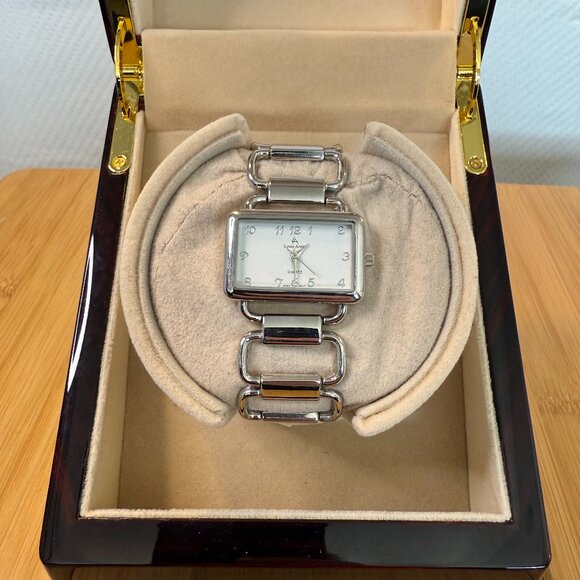 Vintage Louis Arden Hollow Out Sideways Tank Watch LA6432, 34mm - Picture 1 of 5